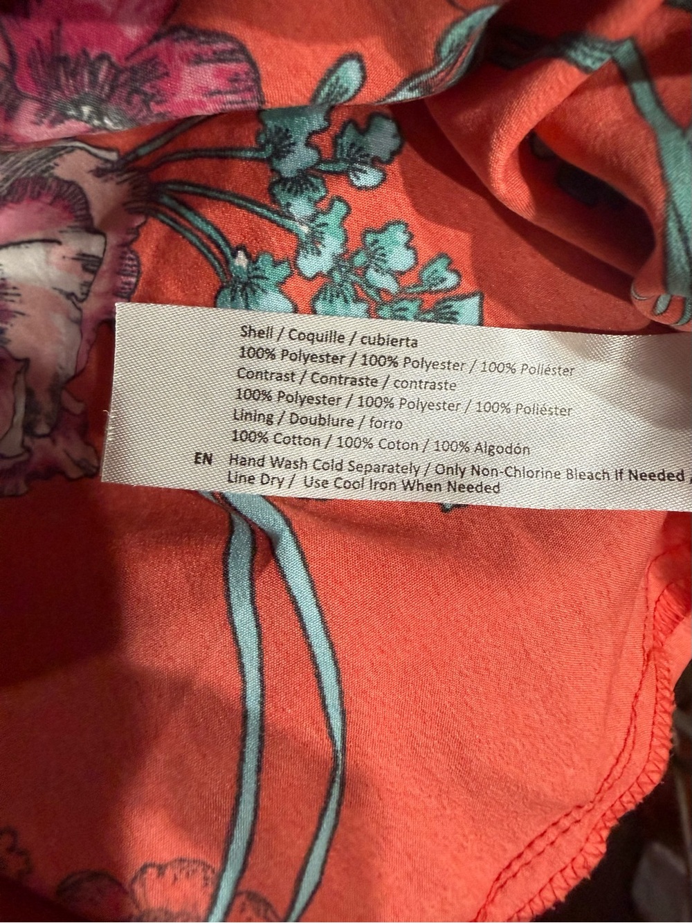 Band of Gypsies Red Floral Maxi Dress with Spaghetti Straps - Picture 9 of 9